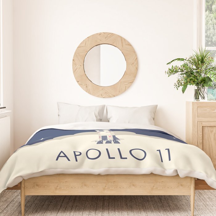 Apollo 11 Space - Saturn Rocket A Duvet Cover Gallery Image 3