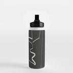 Abstract line art 6/2 Water Bottle Gallery Image 2
