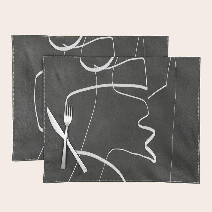 Abstract line art 6/2 Placemat Gallery Image 1