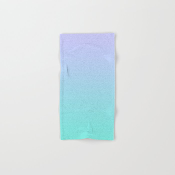 Light Purple Turquoise Gradient Bath Towel Gallery Image 1