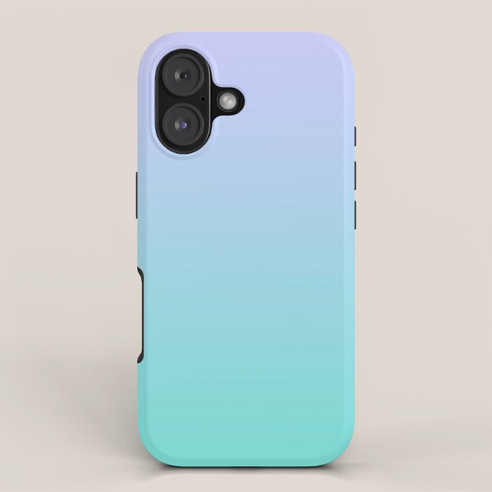 Light Purple Turquoise Gradient iPhone Case Gallery Image 1