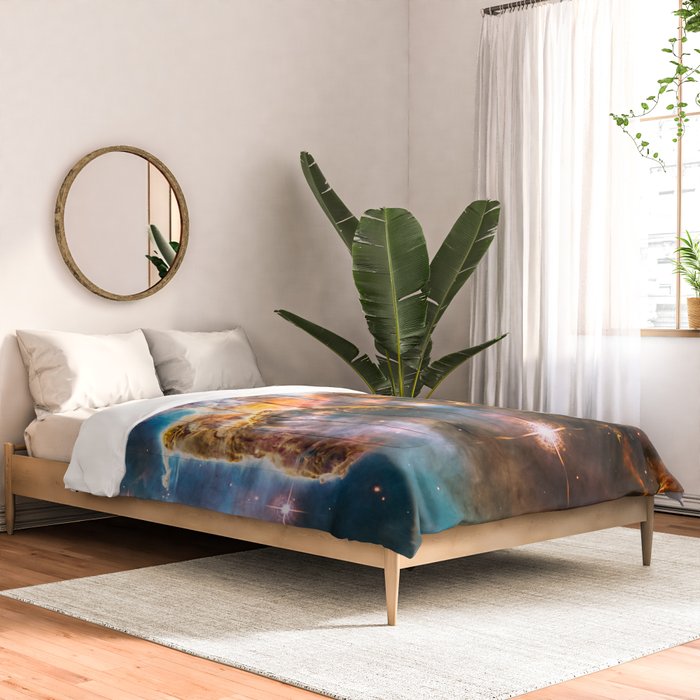 Carina Nebula, Galaxy Background, Universe Large Print, Space Wall Art Decor, Deep Space Poster Comforter Gallery Image 2