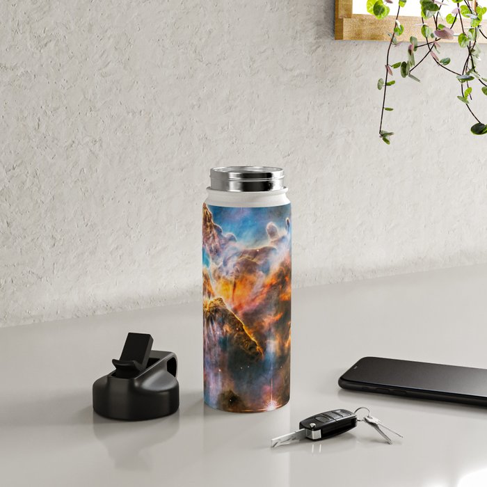 Carina Nebula, Galaxy Background, Universe Large Print, Space Wall Art Decor, Deep Space Poster Water Bottle Gallery Image 4