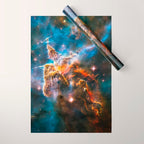 Carina Nebula, Galaxy Background, Universe Large Print, Space Wall Art Decor, Deep Space Poster Wrapping Paper Gallery Image 1