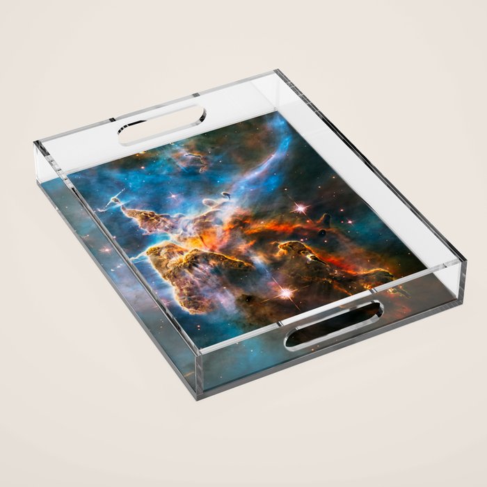Carina Nebula, Galaxy Background, Universe Large Print, Space Wall Art Decor, Deep Space Poster Acrylic Tray Gallery Image 1