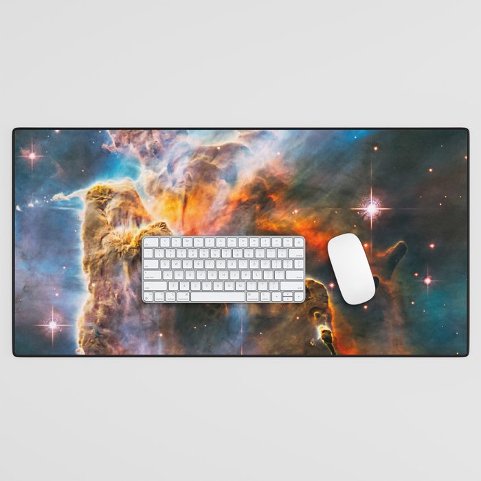 Carina Nebula, Galaxy Background, Universe Large Print, Space Wall Art Decor, Deep Space Poster Desk Mat Gallery Image 1