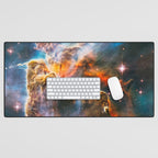 Carina Nebula, Galaxy Background, Universe Large Print, Space Wall Art Decor, Deep Space Poster Desk Mat Gallery Image 1