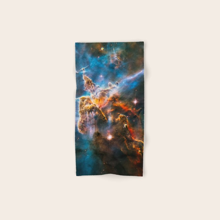 Carina Nebula, Galaxy Background, Universe Large Print, Space Wall Art Decor, Deep Space Poster Bath Towel Gallery Image 1