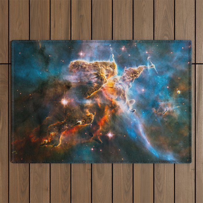 Carina Nebula, Galaxy Background, Universe Large Print, Space Wall Art Decor, Deep Space Poster Outdoor Rug Gallery Image 1