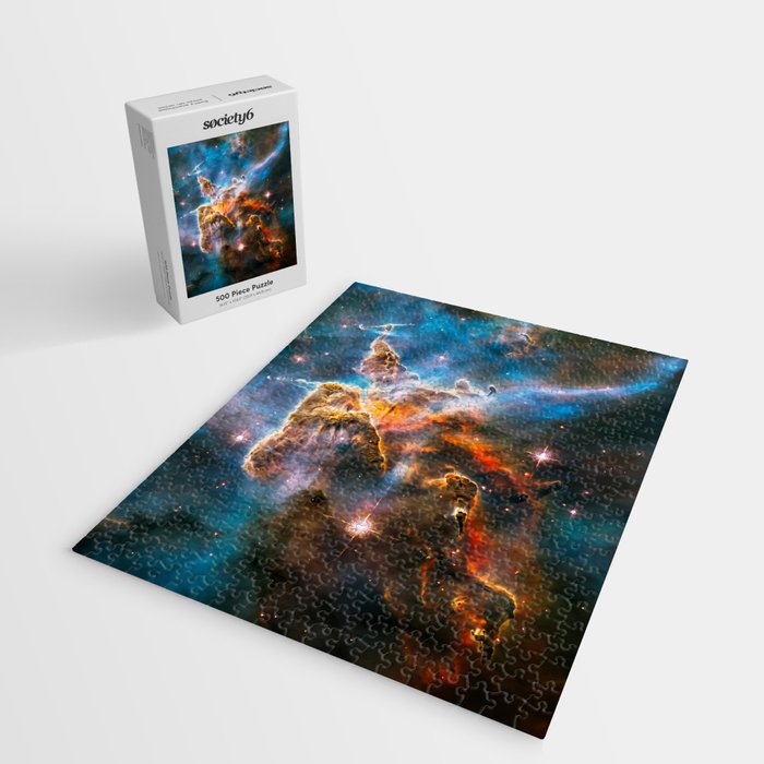 Carina Nebula, Galaxy Background, Universe Large Print, Space Wall Art Decor, Deep Space Poster Jigsaw Puzzle Gallery Image 2