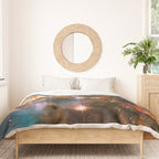 Carina Nebula, Galaxy Background, Universe Large Print, Space Wall Art Decor, Deep Space Poster Duvet Cover Gallery Image 3