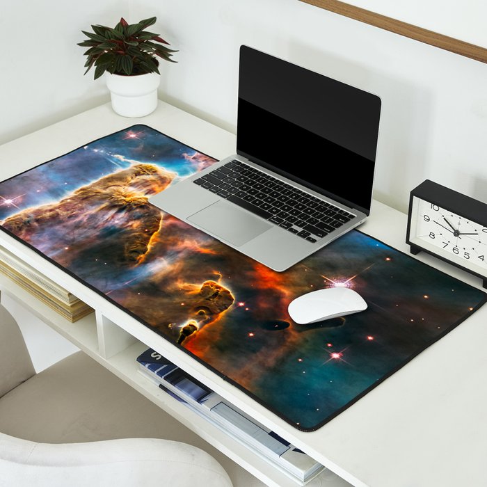 Carina Nebula, Galaxy Background, Universe Large Print, Space Wall Art Decor, Deep Space Poster Desk Mat Gallery Image 2