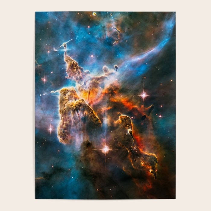 Carina Nebula, Galaxy Background, Universe Large Print, Space Wall Art Decor, Deep Space Poster Poster Gallery Image 4