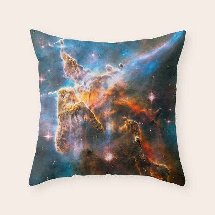 Carina Nebula, Galaxy Background, Universe Large Print, Space Wall Art Decor, Deep Space Poster Throw Pillow Gallery Image 6
