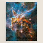 Carina Nebula, Galaxy Background, Universe Large Print, Space Wall Art Decor, Deep Space Poster Jigsaw Puzzle Gallery Image 1
