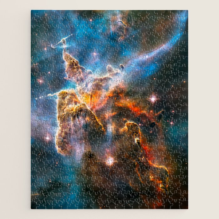 Carina Nebula, Galaxy Background, Universe Large Print, Space Wall Art Decor, Deep Space Poster Jigsaw Puzzle Gallery Image 1