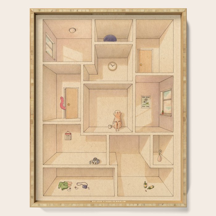 Artist's Block Serving Tray Gallery Image 1