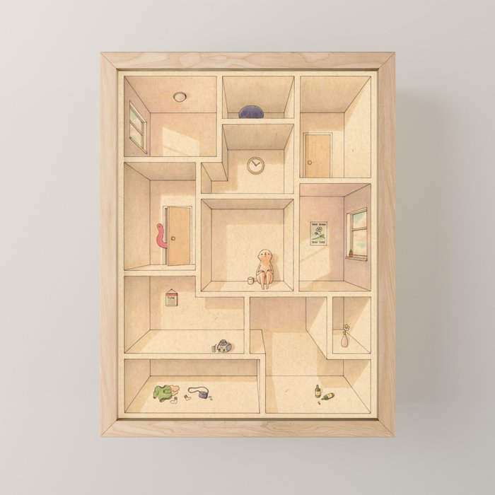 Artist's Block Mini Art Print Gallery Image 1