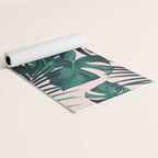 Tropical Jungle Leaves Pattern #5 #tropical #decor #art #society6 Yoga Mat Gallery Image 2