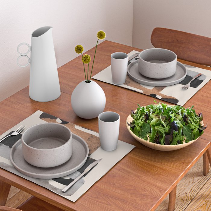 Modern Abstract Shapes 105 Placemat Gallery Image 2
