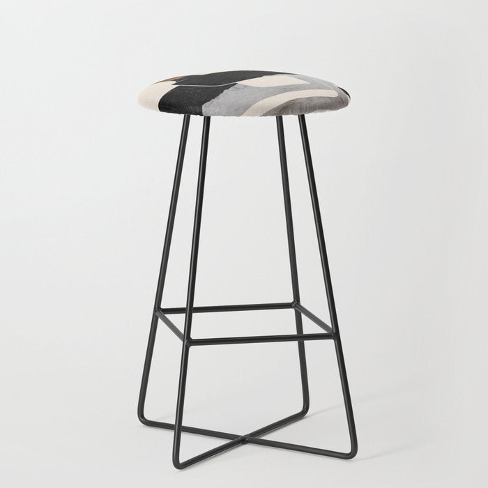 Modern Abstract Shapes 105 Stool Gallery Image 1