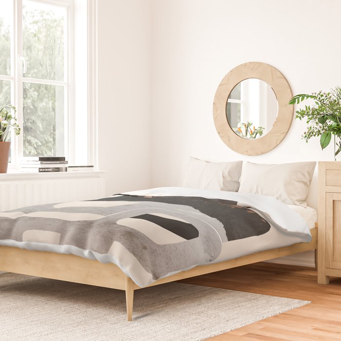 Modern Abstract Shapes 105 Duvet Cover Gallery Image 2