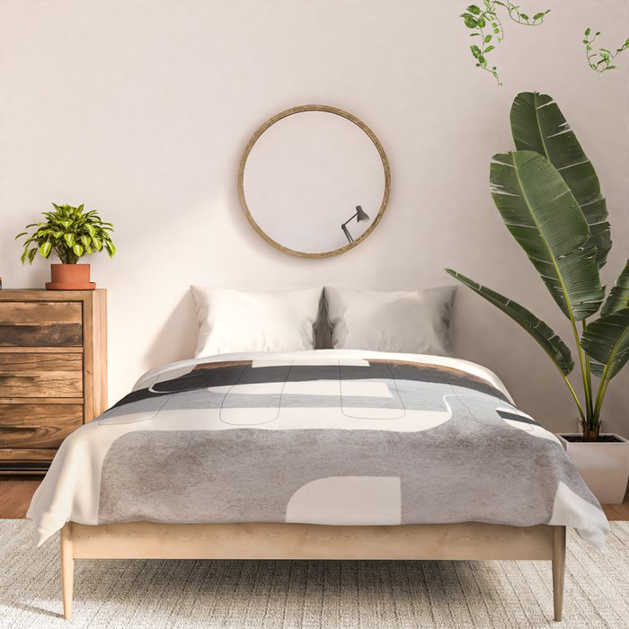 Modern Abstract Shapes 105 Comforter Gallery Image 3