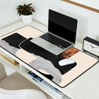 Modern Abstract Shapes 105 Desk Mat Gallery Image 2