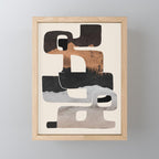Modern Abstract Shapes 105 Mini Art Print Gallery Image 1