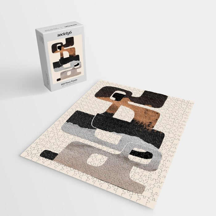 Modern Abstract Shapes 105 Jigsaw Puzzle Gallery Image 2