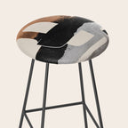 Modern Abstract Shapes 105 Stool Gallery Image 2