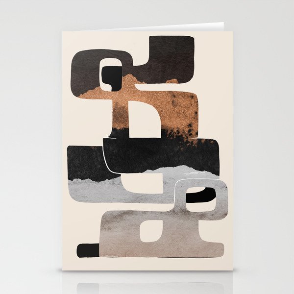 Modern Abstract Shapes 105 Stationery Card Gallery Image 1