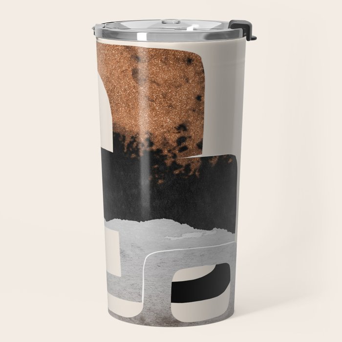 Modern Abstract Shapes 105 Travel Mug Gallery Image 2