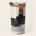 Modern Abstract Shapes 105 Travel Mug Gallery Image 3