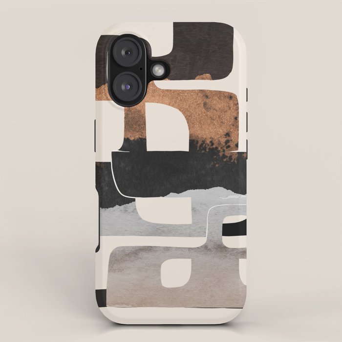 Modern Abstract Shapes 105 iPhone Case Gallery Image 1