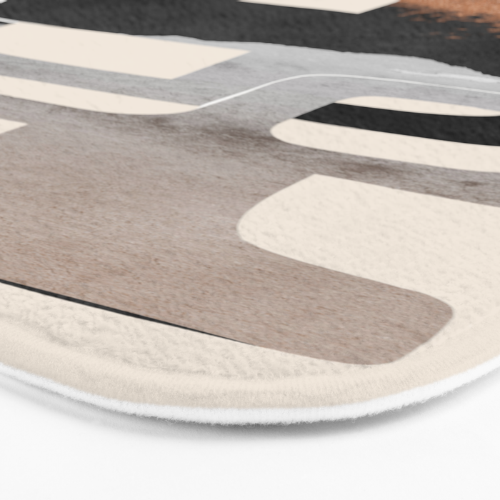 Modern Abstract Shapes 105 Bath Mat Gallery Image 3