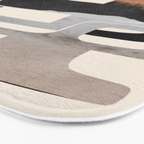 Modern Abstract Shapes 105 Bath Mat Gallery Image 3