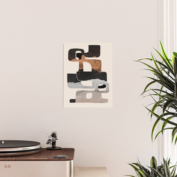Modern Abstract Shapes 105 Poster Gallery Image 2