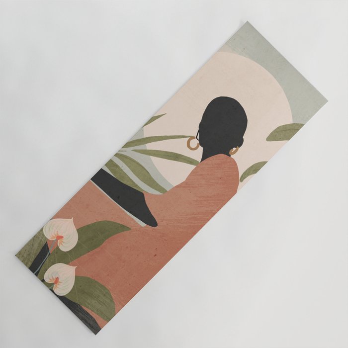 Tropical Girl 21 Yoga Mat Gallery Image 1