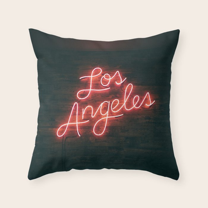 Los Angeles Throw Pillow Gallery Image 1