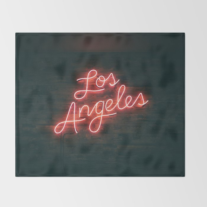 Los Angeles Throw Blanket Gallery Image 2