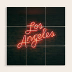 Los Angeles Wood Wall Art Gallery Image 1