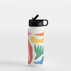 Collage I: Matisse Color Series | Mid-Century Edition Water Bottle Gallery Image 1