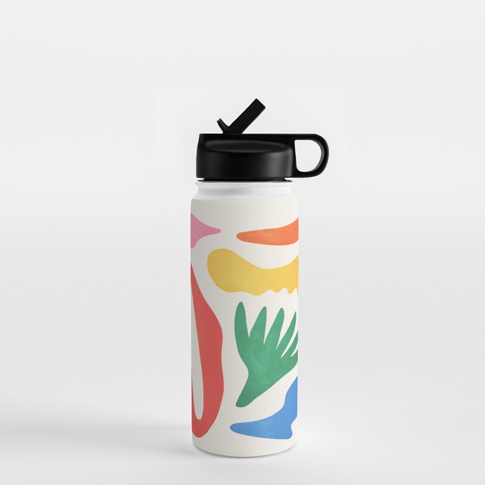 Collage I: Matisse Color Series | Mid-Century Edition Water Bottle Gallery Image 1