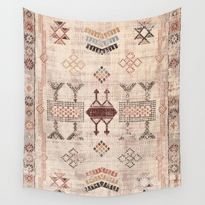 Moroccan Traditional Carpet Arwtork 11 Wall Tapestry Gallery Image 4