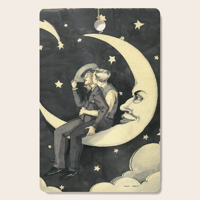 Paper Moon  Cutting Board Gallery Image 1