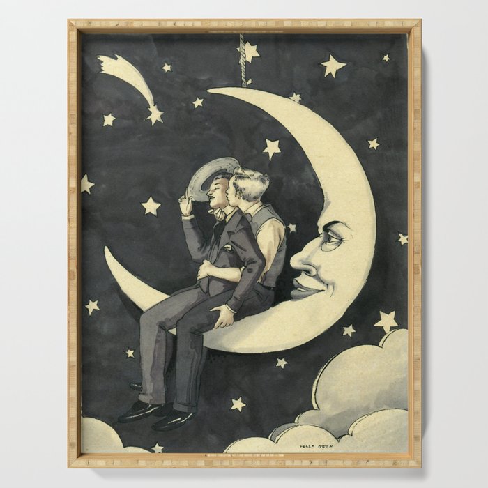 Paper Moon  Serving Tray Gallery Image 1