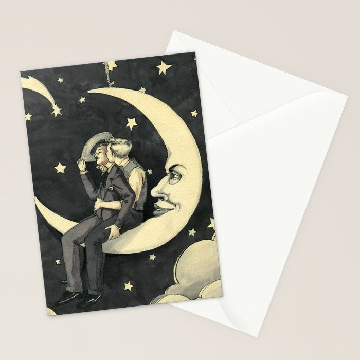 Paper Moon  Stationery Card Gallery Image 2