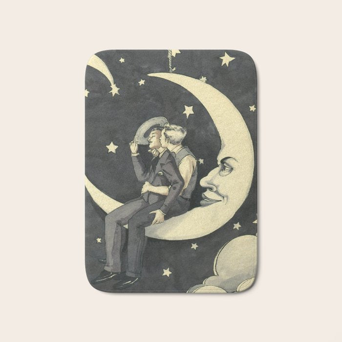 Paper Moon  Bath Mat Gallery Image 1
