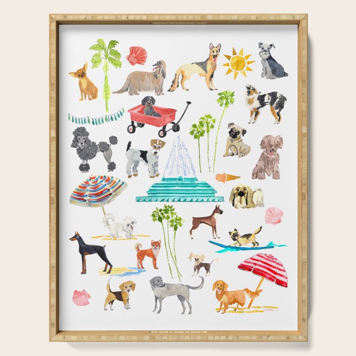 Doggie Days Serving Tray Gallery Image 1